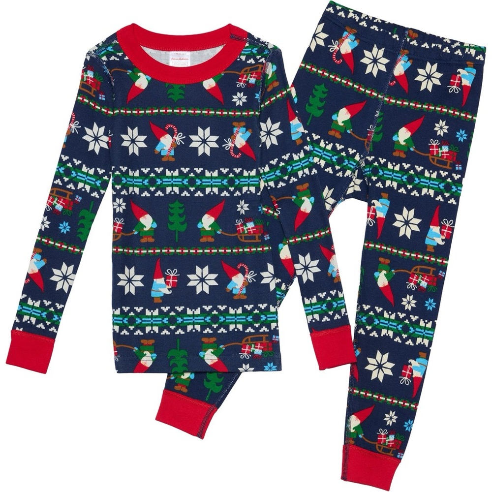 NWT Hanna Andersson Gnome Sweet Gnome Holiday Pajama Family Set 6 pieces - Picture 2 of 7